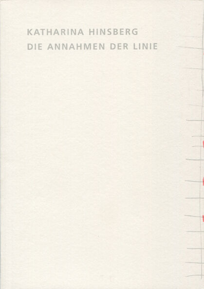 Katharina Hinsberg Publikation die Annahmen der Linie